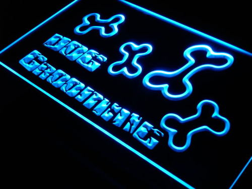 Dog Grooming Shop Pet Bone Neon Light Sign